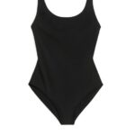 ARKET kleding 0DXJP597 zwart mat badpak vrouwen