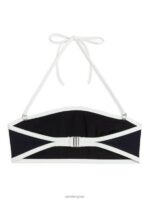 ARKET kleding 0DXJP602 zwart wit Halternek bikinitopje vrouwen - Image 2