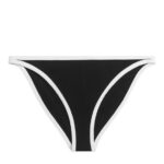 ARKET kleding 0DXJP607 zwart wit bikinibroekje met contrasterende binding vrouwen