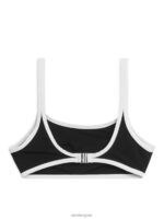 ARKET kleding 0DXJP608 zwart wit contrasterend bikinitopje vrouwen - Image 2