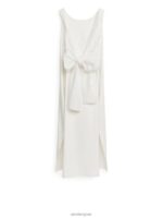 ARKET kleding 0DXJP70 wit Jerseyjurk met poplin-details vrouwen - Image 2