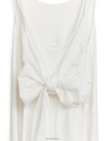 ARKET kleding 0DXJP70 wit Jerseyjurk met poplin-details vrouwen - Image 3