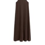 ARKET kleding 0DXJP85 donker bruin Strandjurk met racerback vrouwen