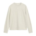 ARKET kleding 0DXJP916 beige sweatshirt van franse badstof Heren