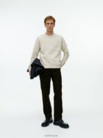 ARKET kleding 0DXJP916 beige sweatshirt van franse badstof Heren - Image 3