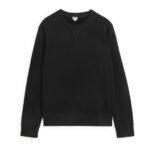 ARKET kleding 0DXJP918 zwart sweatshirt van franse badstof Heren
