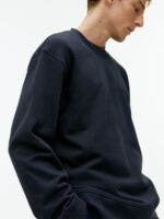 ARKET kleding 0DXJP920 donkerblauw relaxed sweatshirt van badstof Heren - Image 4