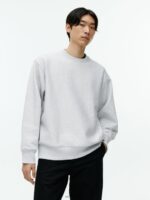 ARKET kleding 0DXJP923 lichtgrijs los zwaar sweatshirt Heren - Image 2