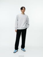 ARKET kleding 0DXJP923 lichtgrijs los zwaar sweatshirt Heren - Image 3