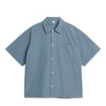 ARKET kleding 0DXJP952 blauw geverfd overhemd Heren