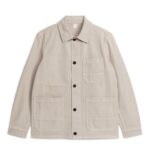 ARKET kleding 0DXJP961 lichte mol overdyed twill overshirt Heren