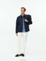 ARKET kleding 0DXJP965 donkerblauw overdyed twill overshirt Heren - Image 5
