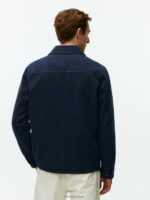 ARKET kleding 0DXJP965 donkerblauw overdyed twill overshirt Heren - Image 8