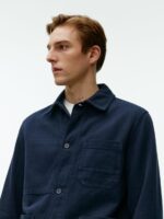 ARKET kleding 0DXJP965 donkerblauw overdyed twill overshirt Heren - Image 10