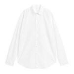 ARKET kleding 0DXJP966 wit popeline overhemd Heren