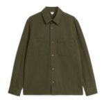 ARKET kleding 0DXJP968 groente Overhemd van katoenen twill Heren