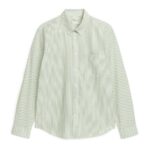 ARKET kleding 0DXJP972 groen/gestreept Oxford-shirt Heren