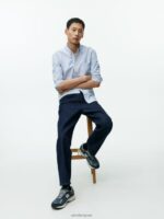 ARKET kleding 0DXJP973 blauw/gestreept Oxford-shirt Heren - Image 2