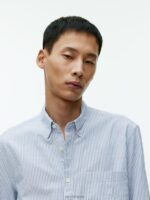 ARKET kleding 0DXJP973 blauw/gestreept Oxford-shirt Heren - Image 3