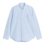 ARKET kleding 0DXJP974 lichtblauw Oxford-shirt Heren