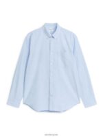 ARKET kleding 0DXJP974 lichtblauw Oxford-shirt Heren