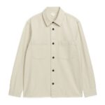 ARKET kleding 0DXJP975 ecru Overhemd van katoenen twill Heren