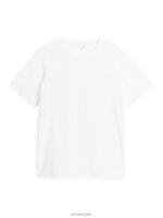 ARKET kleding 0DXJP987 wit middelzwaar t-shirt vrouwen