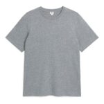 ARKET kleding 0DXJP988 grijs gemêleerd middelzwaar t-shirt vrouwen
