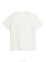 ARKET kleding 0DXJP989 gebroken wit middelzwaar t-shirt vrouwen