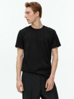 ARKET kleding 0DXJP992 zwart middelzwaar t-shirt vrouwen - Image 2