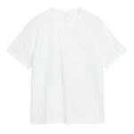ARKET kleding 0DXJP995 wit zwaargewicht t-shirt vrouwen
