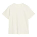 ARKET kleding 0DXJP996 gebroken wit zwaargewicht t-shirt vrouwen