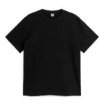 ARKET kleding 0DXJP998 zwart zwaargewicht t-shirt vrouwen