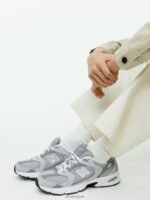 ARKET schoenen 0DXJP1252 grijs wit new balance 530 trainers Heren - Image 2