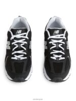 ARKET schoenen 0DXJP1253 zwart wit new balance 530 trainers Heren