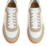 ARKET schoenen 0DXJP1254 wit/beige leren sneakers Heren