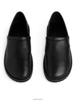 ARKET schoenen 0DXJP1273 zwart leren slip-on schoenen Heren - Image 3