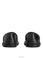 ARKET schoenen 0DXJP1273 zwart leren slip-on schoenen Heren - Image 4