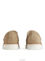 ARKET schoenen 0DXJP1275 beige Suede-vibram loafers Heren - Image 4