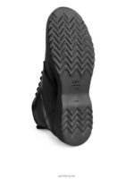 ARKET schoenen 0DXJP1277 zwart leren veterlaarzen Heren - Image 6