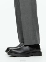 ARKET schoenen 0DXJP1278 zwart leren laarzen Heren - Image 3