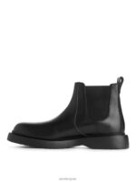 ARKET schoenen 0DXJP1278 zwart leren laarzen Heren - Image 5