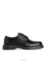 ARKET schoenen 0DXJP1279 zwart dikke leren derbyschoenen Heren - Image 5