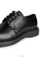 ARKET schoenen 0DXJP1279 zwart dikke leren derbyschoenen Heren - Image 9