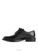 ARKET schoenen 0DXJP1281 zwart leren derbyschoenen Heren - Image 3