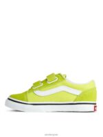 ARKET schoenen 0DXJP1393 Fel groen vans old skool klittenbandsneakers voor peuters kinderen - Image 2