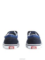 ARKET schoenen 0DXJP1398 donkerblauw/wit vans old skool klittenbandsneakers voor peuters kinderen - Image 4