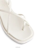 ARKET schoenen 0DXJP632 wit Sandalen met leren bandjes vrouwen - Image 5