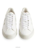 ARKET schoenen 0DXJP653 wit grijs veja campo trainers vrouwen - Image 3
