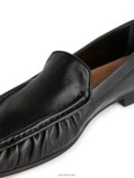 ARKET schoenen 0DXJP683 zwart leren loafers vrouwen - Image 5